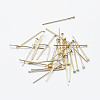 Brass Flat Head Pins KK-G331-11-0.7x35-NF-1