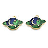 Alloy Enamel Pendants X-PALLOY-T075-70G-RS-2