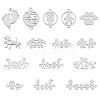 30Pcs 15 Style 201 Stainless Steel Links connectors STAS-BC0007-24-1