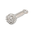 Brass Micro Pave Cubic Zirconia Pendatns LS-KK-I380-04P-2