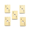 Ion Plating(IP) 201 Stainless Steel Pendant STAS-B027-11G-2