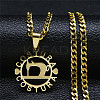 201 Stainless Steel Costura Sewing Machine Holloe Pendant Necklaces LS-NJEW-K283-28G-1