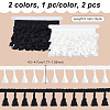 2 Colors Cotton Fringe Lace Trim Ribbon OCOR-GA0002-45-2