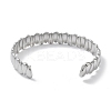 304 Stainless Steel Cuff Bangles for Women BJEW-Z078-13P-3