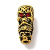 Rack Plating Tibetan Style Alloy 3 Hole Guru Beads PALLOY-F313-05AG-1