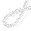 Electroplate Imitation Jade Glass Beads Strands LS-GLAA-T032-J4mm-AB02-5