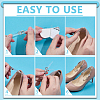 2 Bags 2 Colors Zinc Alloy Enamel & Resin & Crystal Rhinestone Shoe Laces FIND-PH0028-03-3