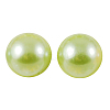 ABS Plastic Imitation Pearl Cabochons SACR-S738-10mm-Z18-1