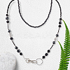 2Pcs Glass Beads Keychain HJEW-SC0002-54-7