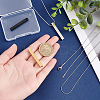Unicraftale DIY Rectangle Pendant Necklace Making Kits DIY-UN0003-52-4