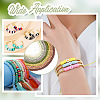 7 Strands 7 Colors Handmade Polymer Clay Beads Strands CLAY-AR0001-34-7