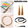 60Pcs 3 Style Brass Cord End FIND-PH0006-14-7