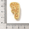 Brass Cubic Zirconia Pendants KK-M295-13G-F-3