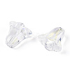 Transparent Electroplate Glass Beads EGLA-N012-03-2