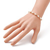 Natural Cultured Freshwater Pearl Beads Slider Bracelets BJEW-JB13345-02-5