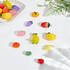 20Pcs 10 Styles Resin & Acrylic Pendants CRES-LP0001-11-1