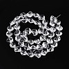 Baking Paint Transparent Glass Beads Strands DGLA-N017-03J-2