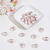 20Pcs Handmade Foil Glass Lampwork Beads LAMP-PA0001-63A-7