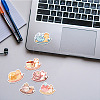 50Pcs Snail PVC Waterproof Self-Adhesive Stickers PW-WG70218-01-5