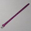 Blank PU Leather Cord Bracelet with Alloy Clasps AJEW-TAC0041-01B-13-1