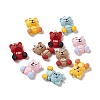 10Pcs Opaque Resin Pendants RESI-FP0001-23-1