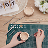 6Pcs 6 Styles Stainless Steel Polymer Clay Sculpting Detail Tool TOOL-FG0001-42-3