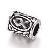304 Stainless Steel European Beads OPDL-G010-07AS-13B-2