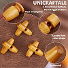 50Pcs 1-Hole Wood Buttons BUTT-UN0001-27B-5