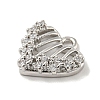 Valentine's Day Brass Micro Pave Cubic Zirconia Pendant
s LS-ZIRC-R020-02P-2