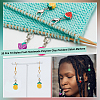 20Pcs 10 Styles Fruit Handmade Polymer Clay Pendant Stitch Markers HJEW-NB00048-4