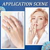 DIY Star Moon Stainless Steel Charms Cuff Ring Making Kit DIY-SC0026-17P-5