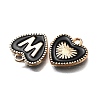 Alloy Enamel Pendants ENAM-K075-02G-01-2