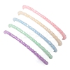 5Pcs 5 Colors Evil Eye Resin & Glass Seed Beaded Stretch Bracelet Sets BJEW-JB10477-5
