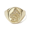 Brass with Cubic Zirconia Adjustable Rings RJEW-K257-57G-2