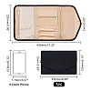 Polyester Envolope Travel Folding Clutch Bag ABAG-WH0035-030B-2