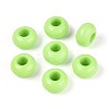 Opaque Acrylic European Large Hole Beads SACR-N019-03D-1
