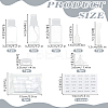 1Set Plastic Empty Refillable Spray Bottle Set AJEW-LP0005-22-2