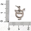 Brass Micro Pave Cubic Zirconia Dessert Charms KK-P308-63P-3