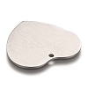 Tarnish Resistant 304 Stainless Steel Pendants STAS-O-133-02G-P-2