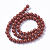 Natural Red Jasper Beads Strands X-G-F348-01-8mm-A-3