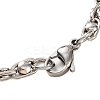 201 Stainless Steel Link Chain Bracelets BJEW-B078-132GP-3