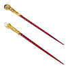 DICOSMETIC 2Pcs 2 Styles Natural Garnet & Quartz Crystal Magic Wand DJEW-DC0001-10C-1