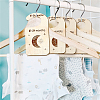 Wood Baby Closet Size Dividers AJEW-WH0352-004-6