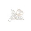 ABS Imitation Pearl Bead Pendants PALLOY-JF04104-04-4
