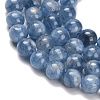 Natural Kyanite Beads Strands G-C259-B01-6mm-01-3