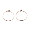 24Pcs 4 Size 316L Surgical Stainless Steel Hoop Earring Findings STAS-ZZ0001-03RG-4