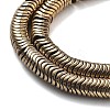 Electroplated Synthetic Non-magnetic Hematite Beads Strands G-B132-A01-01D-3