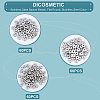 180Pcs 3 Style 304 Stainless Steel Spacer Beads STAS-DC0002-18-3