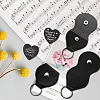 1Pc Heart Shape 201 Stainless Steel Commemorative Decision Maker Coin AJEW-CN0001-68C-6