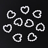Rainbow ABS Plastic Imitation Pearl Linking Rings OACR-T015-04-14-1